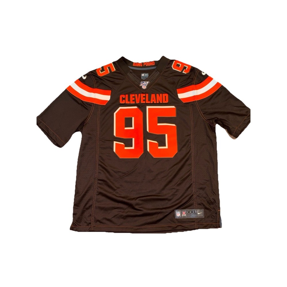 NFL Vapor 100th‎ Anniversary Jersey Cleveland Browns Myles Garrett Size 2XL
